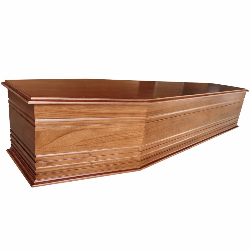 French Style Baby Poplar Wood Coffin