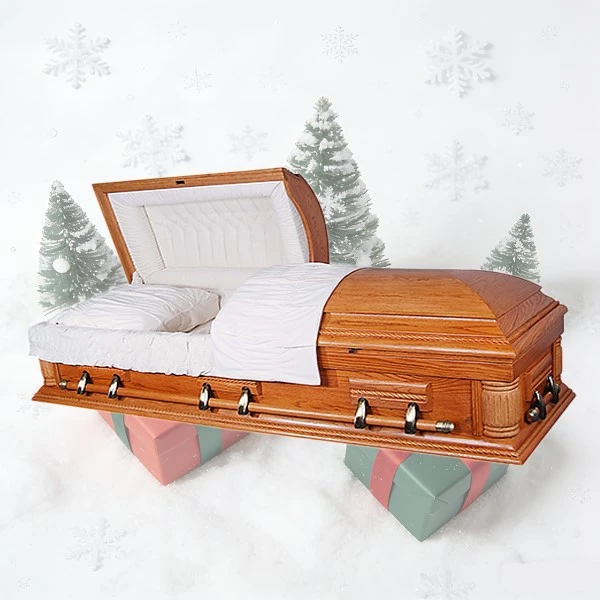 Solid wood US casket Solid wood US casket