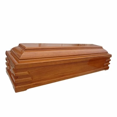 Hispana Stilo Plenkreskulo Abete Wood Coffin